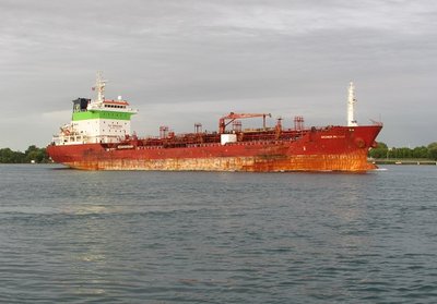 Interestingly, the tanker, Sichem Mumbai, is registered in Bermuda.  She is expected in Montreal.