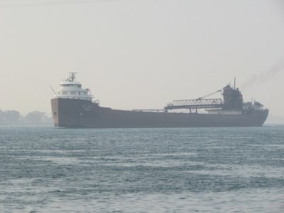 Kaye E. Barker had just finished unloading at Bluewater Aggregates (Marysville) and was headed up river to Marquette.