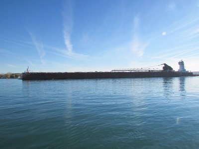 Joyce VanEnkevort and Great Lakes Trader were headed to Gary, IN.