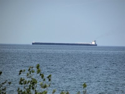 American Integrity up-bound to Duluth (Duluth Shipping News Schedule) on a warm June evening.