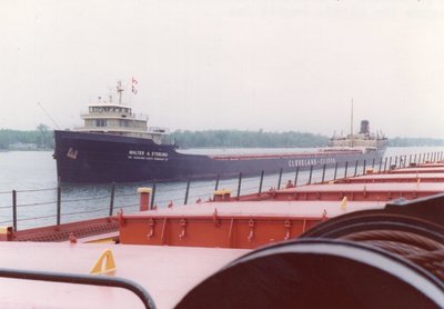 Walter A. Sterling downbound St. Mary's River.