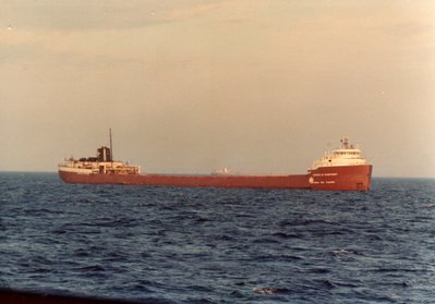 George M. Humphrey anchored in the lower St. Mary's, November 11, 1975.