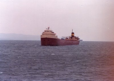 Str. Armco anchored in Goulais Bay.