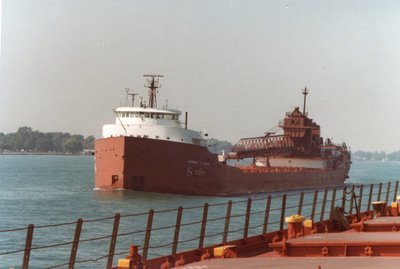 Herbert C. Jackson downbound in the St. Clair River.