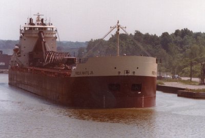 Outbound from coal dock, Conneaut, Ohio.