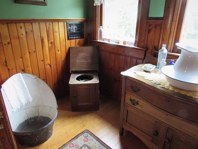 No large, open, airy bathroom with Jacuzzi and other &quot;essentials&quot; for the lighthouse keeper &amp; family.