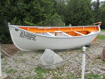 Restored life boat.