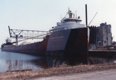 CLM dock, Superior. 4/22/90.