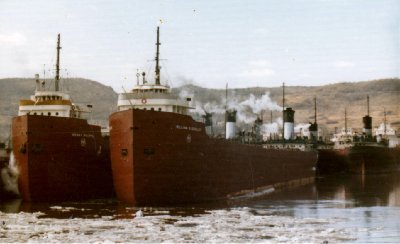 Fitout 1974 Duluth at DM&amp;IR and Hallett docks.