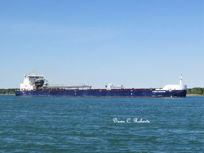 Algoma Conveyor was headed down river but made a quick turn around and was at Goderich last night.