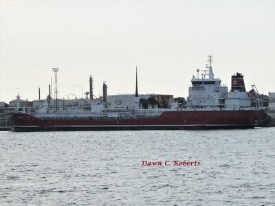 Tanker Algonorth at the lower Sarnia Fuel Dock.