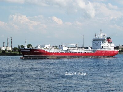 Tanker Algonorth in Chemical Valley, headed to the lower Sarnia Fuel Dock.