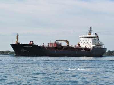 Tanker Algoscotia (Sarnia) at Marine City.