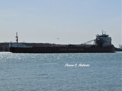 Baie Comeau (Chicago) left Midland, Ontario, Canada and was approaching Marysville.