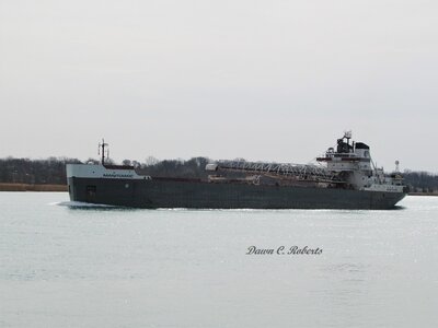 Manitowoc (Stoneport) at Stag Island.