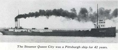 The Str. [i]Queen City[/i], she was given an extra crew Doghouse on the spar-deck which  she kept until Scrapping.