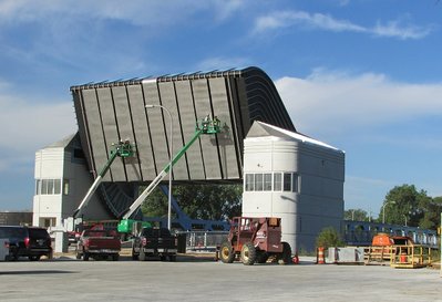 WOW!  Even though it isn't finished, the new Fort Street Bridge is quite impressive!