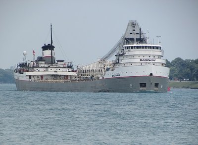 Saginaw is such a photogenic ship!  She's hauling stone to Port Colborne this trip.