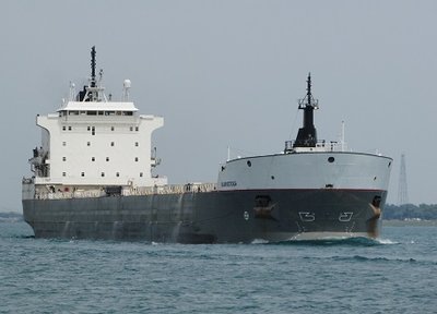 Sorel was the destination for Kaministiqua's cargo of grain.