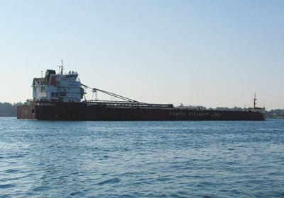 Haven't seen Baie St. Paul in months.  Today she was loaded with coal for Nanticoke.