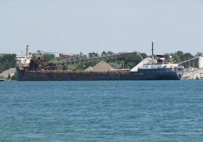 Algoway behind Cuyahoga, also unloading.