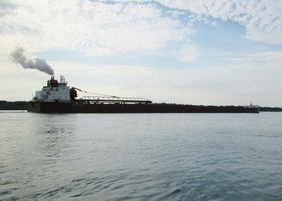 James R. Barker sails on to Toledo.
