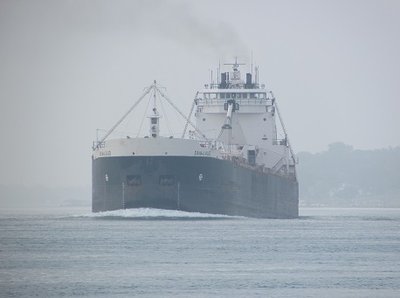 2016-08-28c Laud.jpg (57.77 KiB) Viewed 1908 times Sam Laud, in ballast to Port Gypsum/Tawas City, pushes a good-sized bow wake.