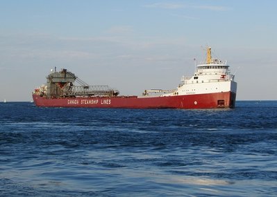 It's been a long time since Frontenac traversed the St. Clair River.  She was coming down with an unspecified cargo for Nanticoke.