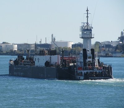 Moving through Chemical Valley and with only a few miles to go, tug Genesis Victory seems in no hurry to get to its Sarnia destination.