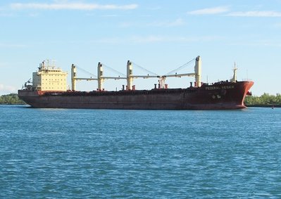 The first ship of the day was the saltie, Federal Weser (Marshall Islands), likely with a load of grain and an intermediate destination of Montreal.
