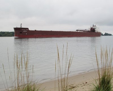 2016-10-01d Mesabi_Miner.jpg (89.07 KiB) Viewed 1912 times Following close behind, Mesabi Miner glides up river, also headed to Duluth.