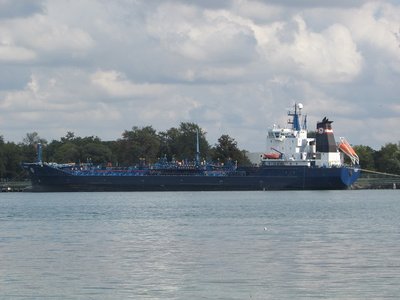Algonova at the Corunna fuel dock