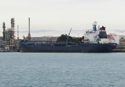 Tanker Algosea at the lower Sarnia Fuel Dock.