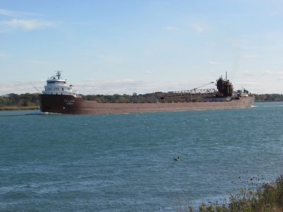 Kaye E. Barker left Toledo this morning and was up-bound this afternoon, with no destination given.