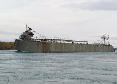 Tug Defiance and barge Ashtabula up-bound to Charlevoix.