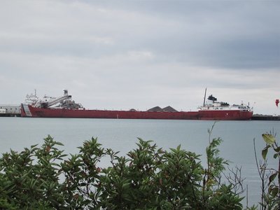 John G. Munson taking on a load at the Lafarge Stoneport facility.