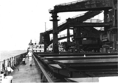 C M White unloading at Cleveland Lakefront July '76
