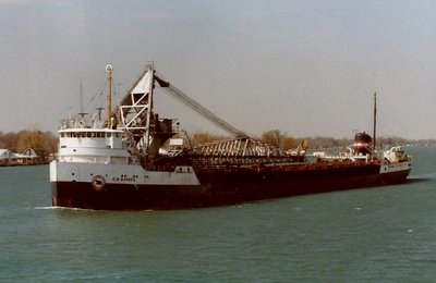Meeting the E B Barber near Harsens Island