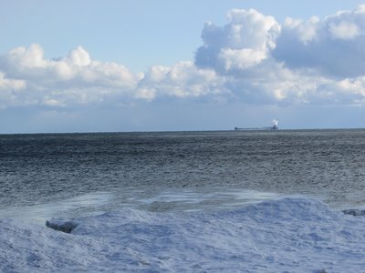 From the shore