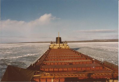 A beautiful December day downbound in the St Mary's River