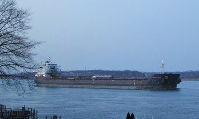 The shades of night were closing as Radcliffe R. Latimer passed, destined for Halifax.