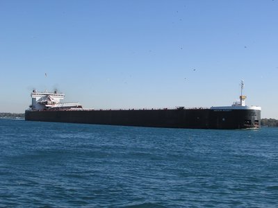 American Integrity down-bound to the St. Clair Power Plant.  Had to wait for PRT to finish unloading.