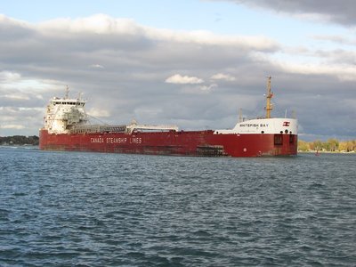 Whitefish Bay downbound at St. Clair, with a destination of Montreal.