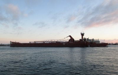 Joseph H. Thompson (Meldrum Bay) passing the Sarnia Government Dock.