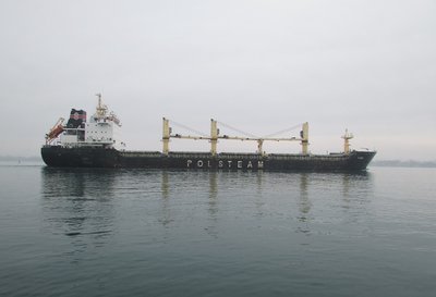 Saltie Raba (via Montreal to a European port) passing St. Clair.
