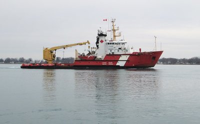 CCG Risley on Maneuvers in the St. Clair River.
