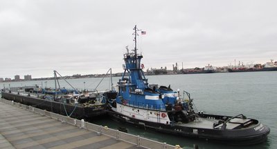 Tug Sarah Andrie and barge A-390 (Indiana Harbor) at Port Huron.