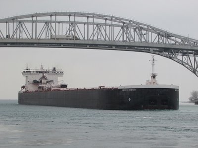 Under the Bluewater Bridges and on to Ashtabula.