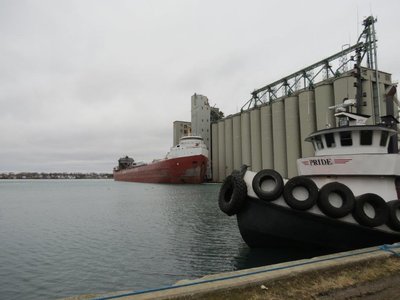 Tug Pride and Frontenac.