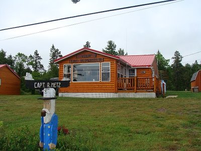 Our cabin at Eagle Harbor MI.